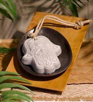 Hamsa Lotus Soap - Grey